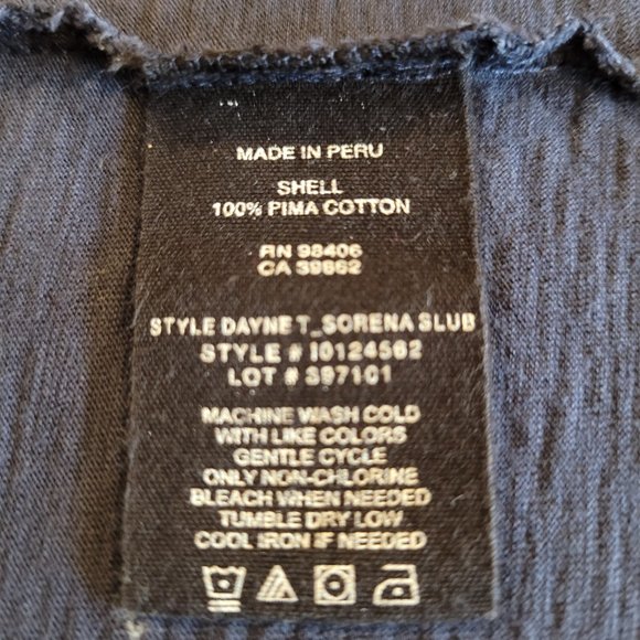 Theory Mixed Media Silk & Cotton swing t-shirt - Picture 5 of 9